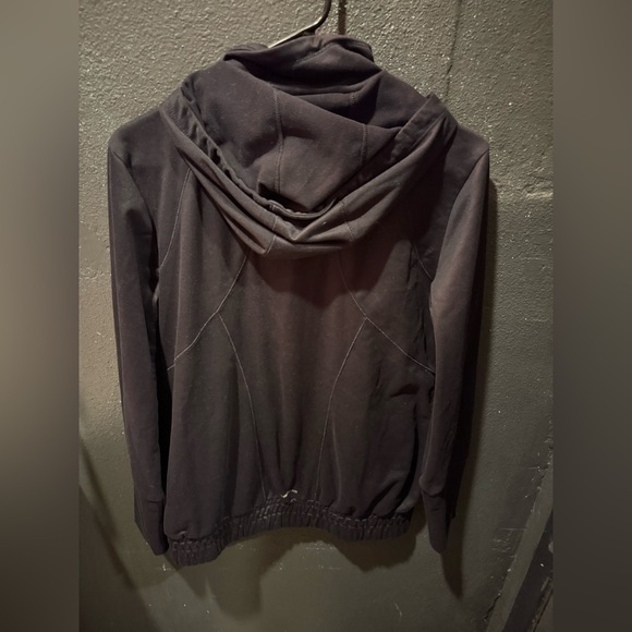 Women’s Adidas Clima Warm Black Zip Up Jacket Size Medium - Picture 5 of 6